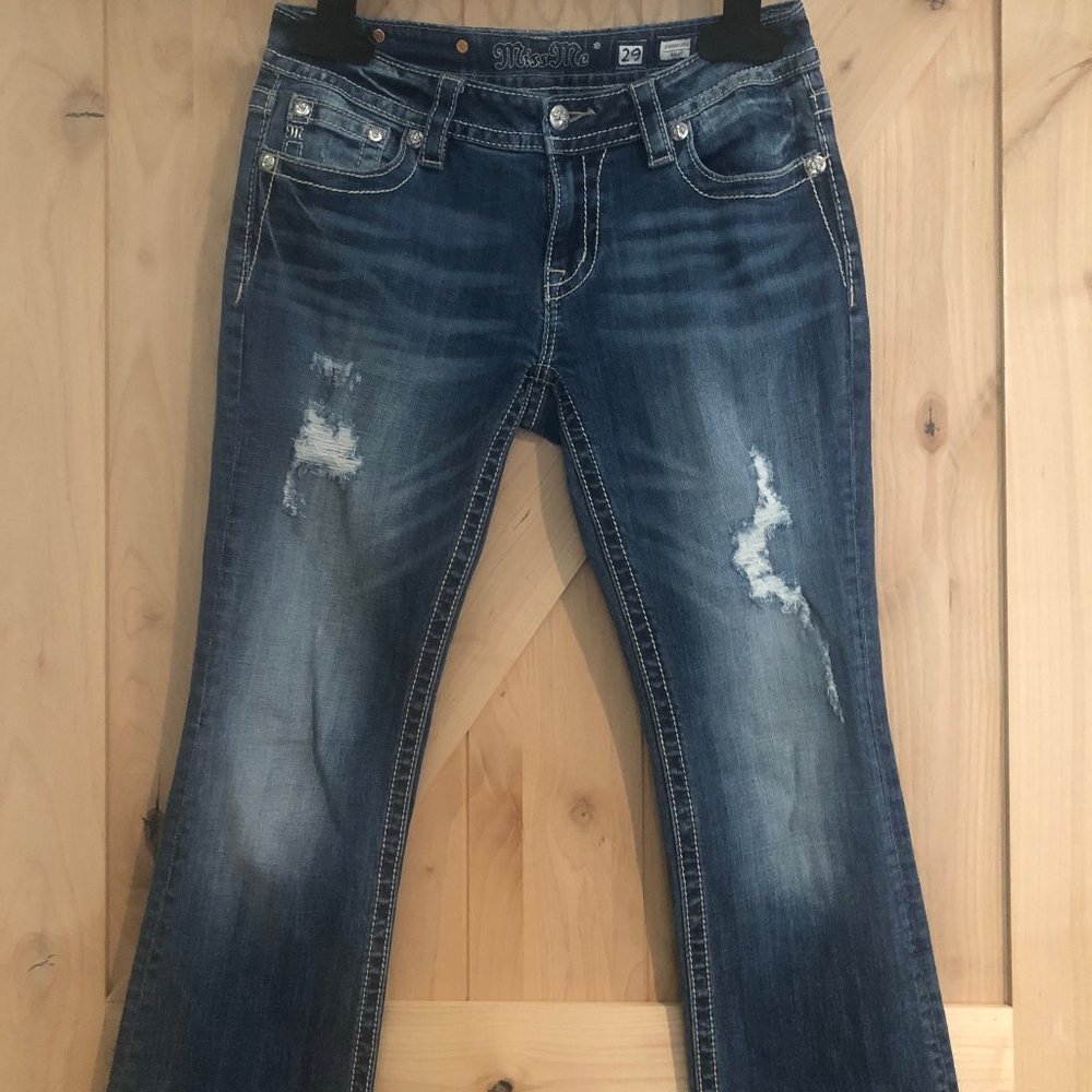 Camo Cross Miss Me Jeans - Picture 2 of 11